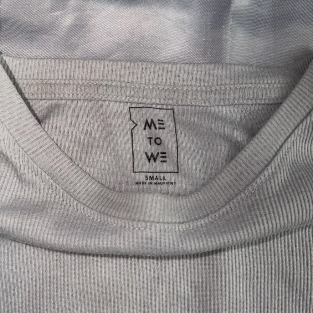 Light Blue/Gray Baby Tee - Picture 4 of 6